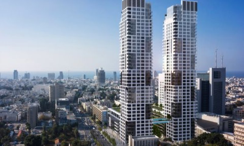 הדמיית מיזם דה-וינצ'י בתל אביב