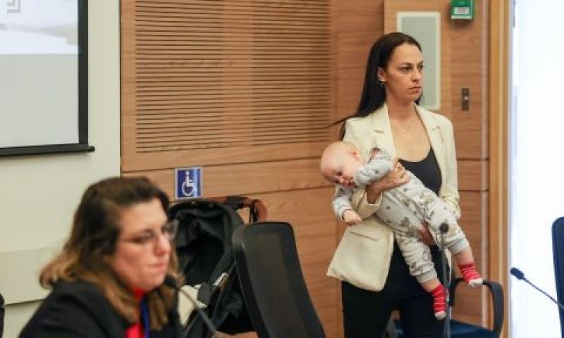 שגית בכנר - יועצת ארגונית ונציגת פורום נשות המילואים [צילום: נועם מושקוביץ/דוברות הכנסת]