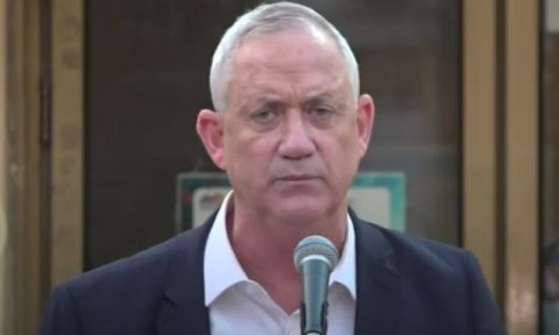 גנץ. קציבת ארבעה חודשים [צילום: מן הטלוויזיה]