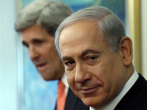 נתניהו וקרי. ניסיון נוסף למו"מ [צילום: AP]