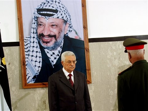 אבו מאזן בעזה [AP]