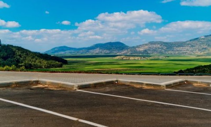 מצפור נטופה פתוח לחניית כלי רכב [צילום: צילום חברת נתיבי ישראל]
