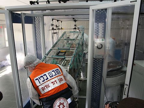 תרגיל רחב היקף ברמב"ם [צילום: דוברות רמב"ם]