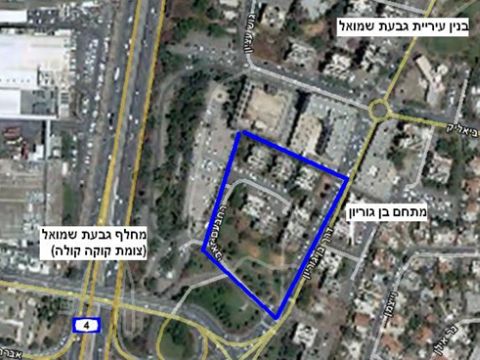 המתחם בו ייבנה הפרוייקט [הצילום באדיבות משרד עוה"ד זילברמן-גרומן]