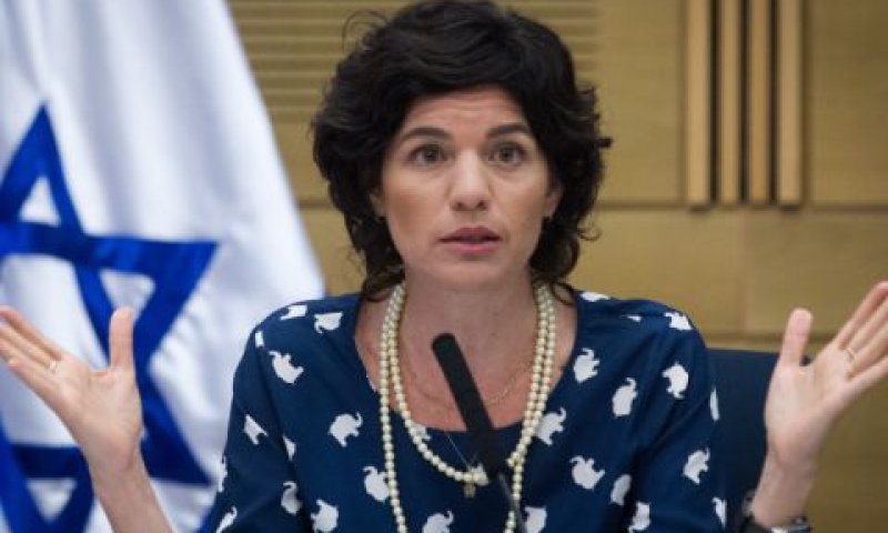 "בני אדם וקורבנות". ח"כ תמר זנדברג[צילום: מרים אלסטר/פלאש 90]