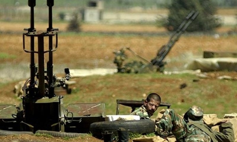 צבא סוריה בבקעת הלבנון [צילום: AP]