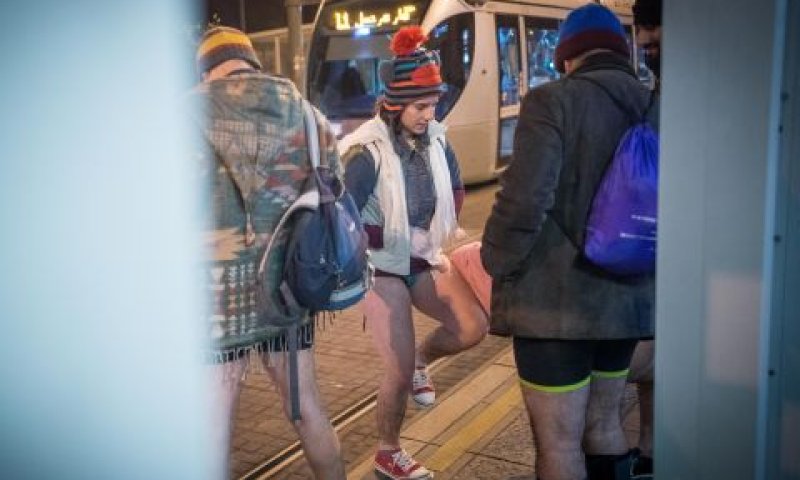 הרכבת הקלה בירושלים, הערב [צילום: יונתן זינדל/פלאש 90]