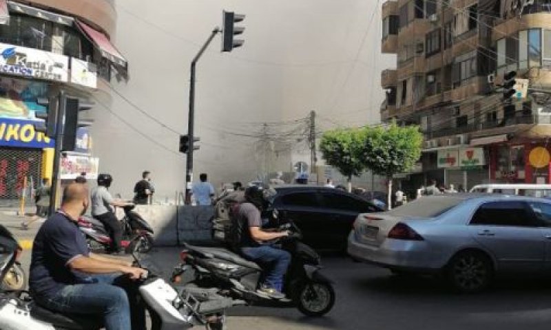 זירת החיסול בבירות [צילום: לפי סעיף 27א' לחוק זכויות יוצרים]