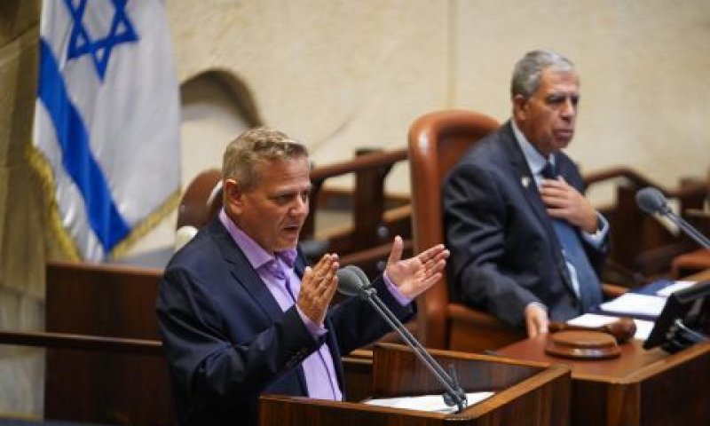 הורוביץ בכנסת. סגר פרצה [צילום: נועם מושקוביץ, דוברות הכנסת]