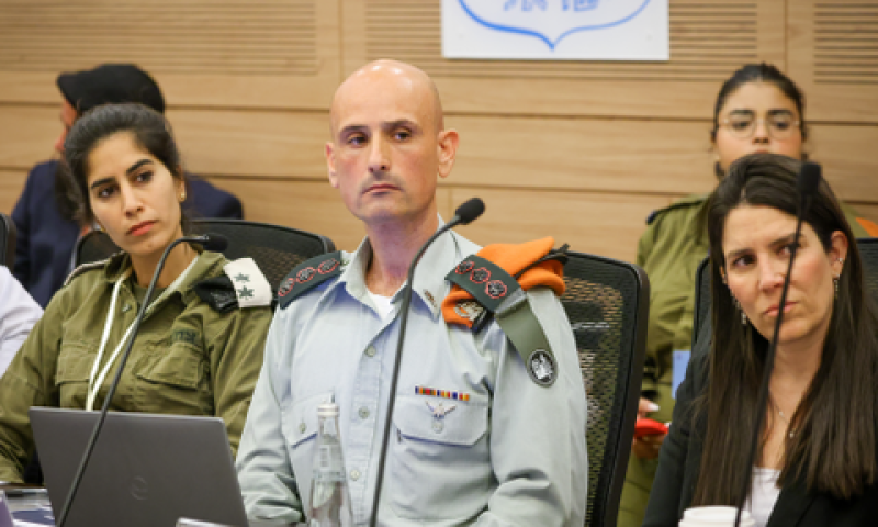 אל"מ יניב וולפר, רמ"ח מיגון בפיקוד העורף [צילום: נועם מושקוביץ, דוברות הכנסת]