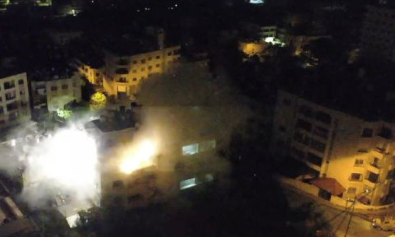 הריסת בית המחבל [צילום: דובר צה''ל]