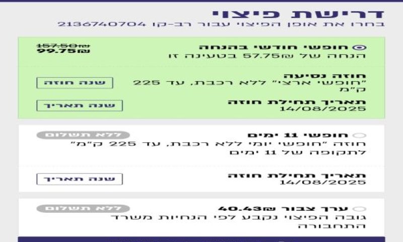 מתווה הפיצויים