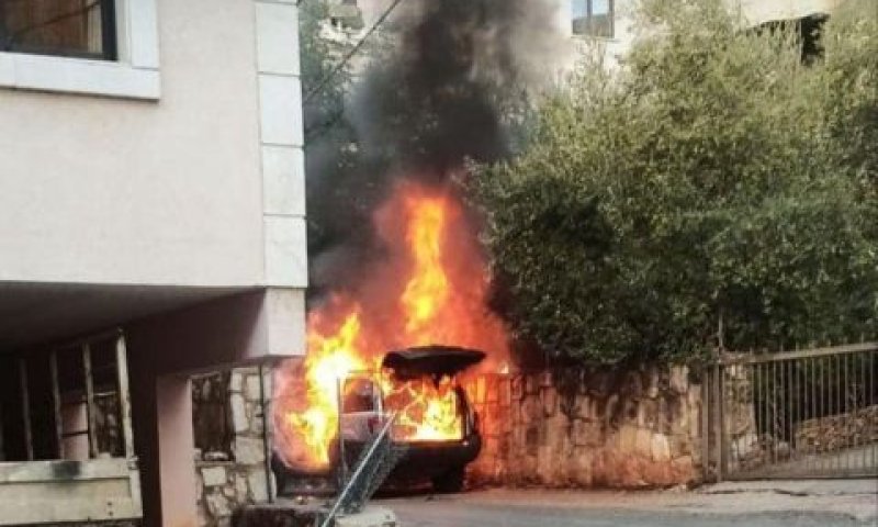 פיצוץ רכב בנבטייה שבלבנון