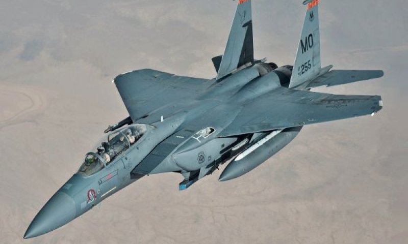 F-15E. מטוס מסוג זה הופל בשמי אירן, הטייסים חולצו