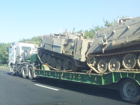 נגמ"שי צה"ל באזור הצפון