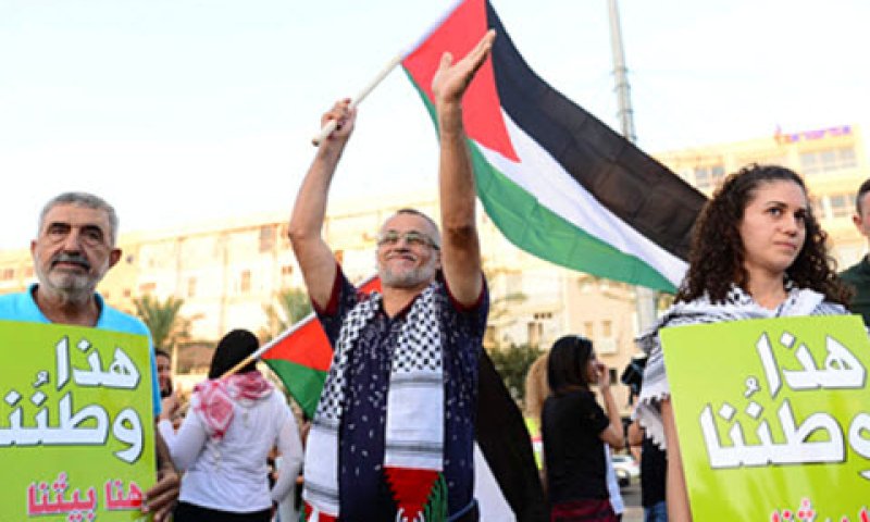 הפגנה נגד חוק הלאום [צילום: תומר נויברג/פלאש 90]