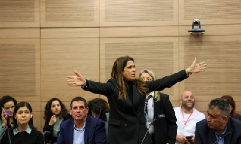 מירב בן ארי בדיון הוועדה הבוקר [צילום: נועם מושקוביץ/דוברות הכנסת]
