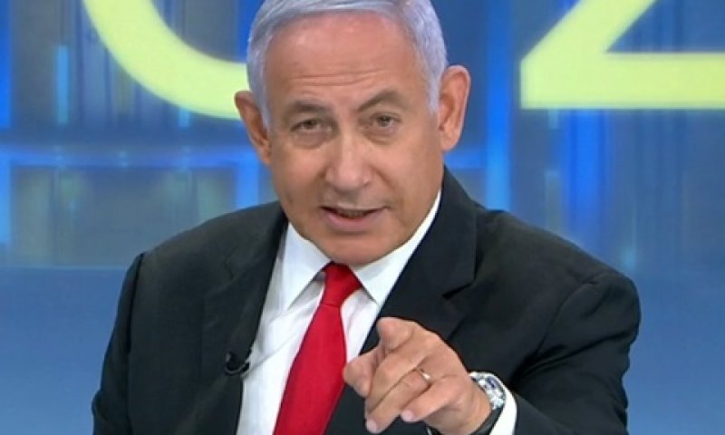 נתניהו על מעורבות אשתו בהחלטות: "שקר גמור" [צילום: מן הטלוויזיה]