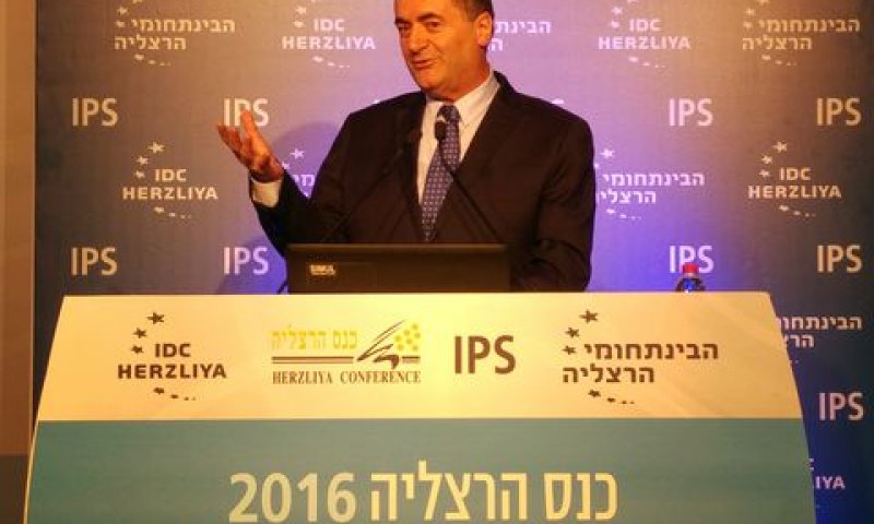 כ"ץ. "נסראללה ייעלם" [צילום: מעיין שריג]