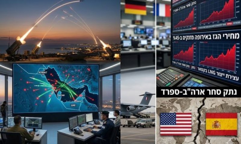 זינוק במחירי הגז באירופה