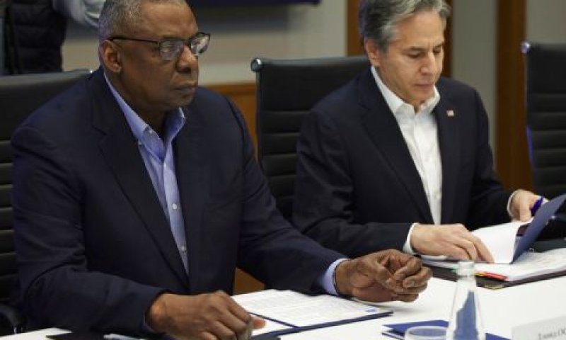 בלינקן ואוסטין. מסר מאיים לישראל [צילום: AP]