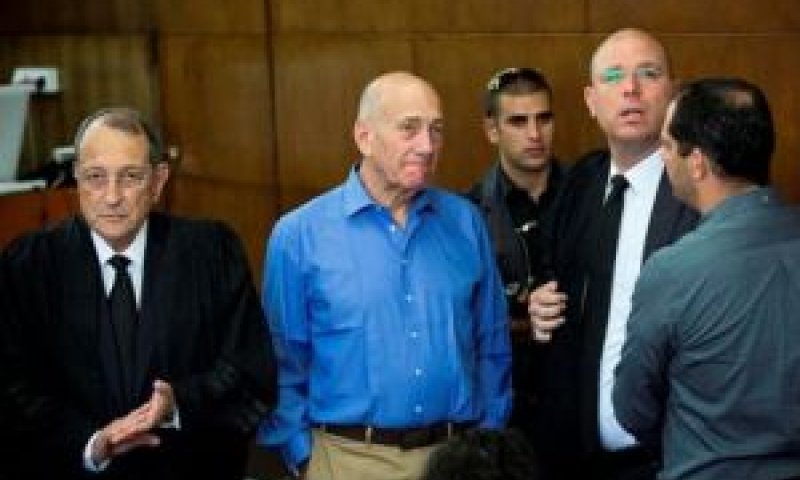 אולמרט, זהר ובלכר [צילום: פלאש 90]