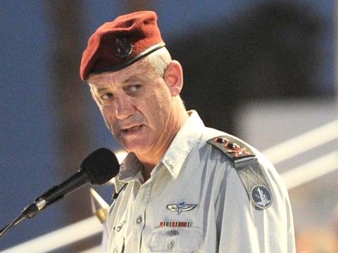 רב אלוף גנץ. הסתייג מתרחיש הקיצון [צילום: דו"צ]