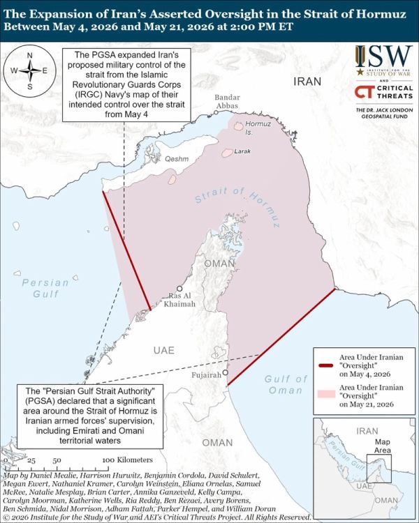 [צילום: המכון לחקר המלחמה (ISW) ופרויקט האיומים הקריטיים של AEI]