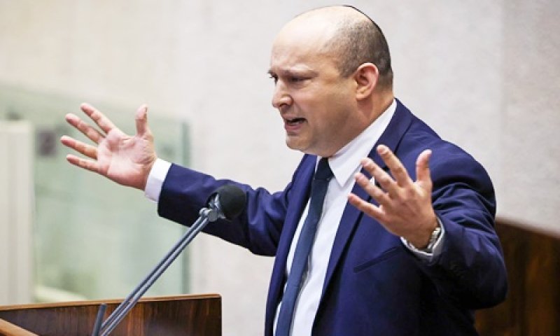 בנט. אל תהדהדו את השקרים [צילום: נועם מושקוביץ, דוברות הכנסת]