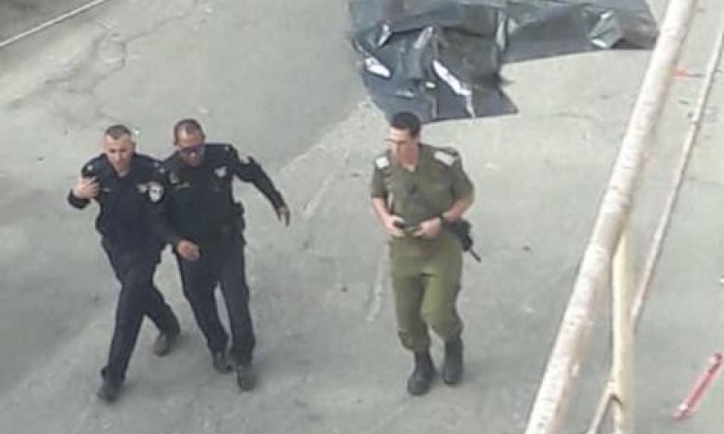 זירת הפיגוע בחברון [צילום: דובר צה"ל]