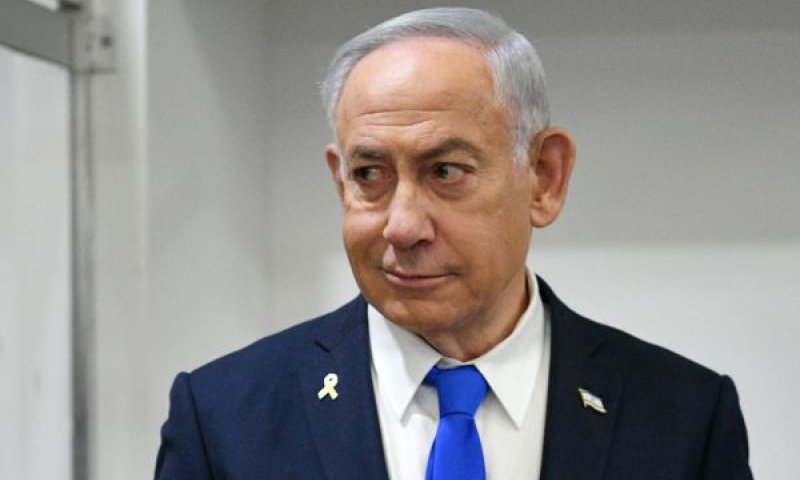 נתניהו היום בבית המשפט [צילום: ראובן קסטרו, פול]
