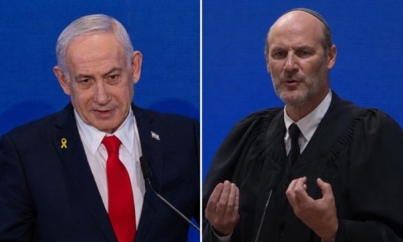 מיכאל ראבילו, בנימין נתניהו [עיבוד AI]
