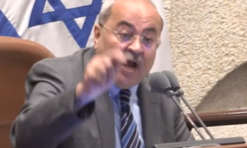 אחמד טיבי. "מותר לי לציין עובדות" [צילום: ערוץ כנסת]