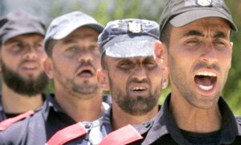 תרגיל חמאס בעזה [צילום: AP]