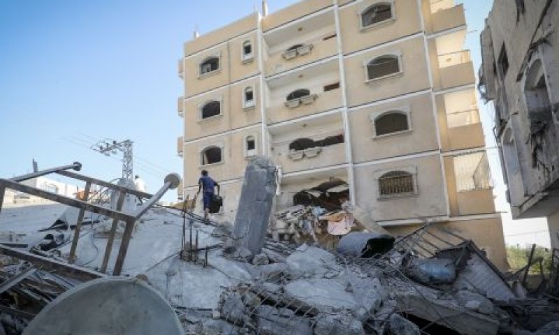 עזה, 12 באוקטובר [צילום: עבד אל-רחים חטיב, פלאש 90]