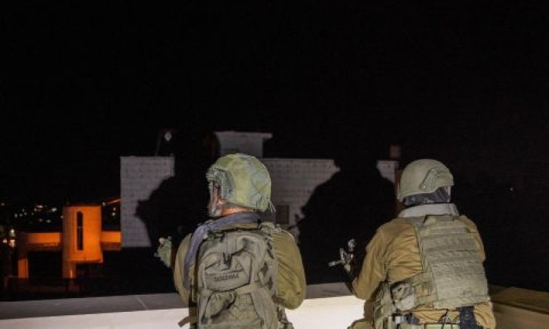 כוחותינו בפעילות באיו"ש [צילום: דובר צה''ל]