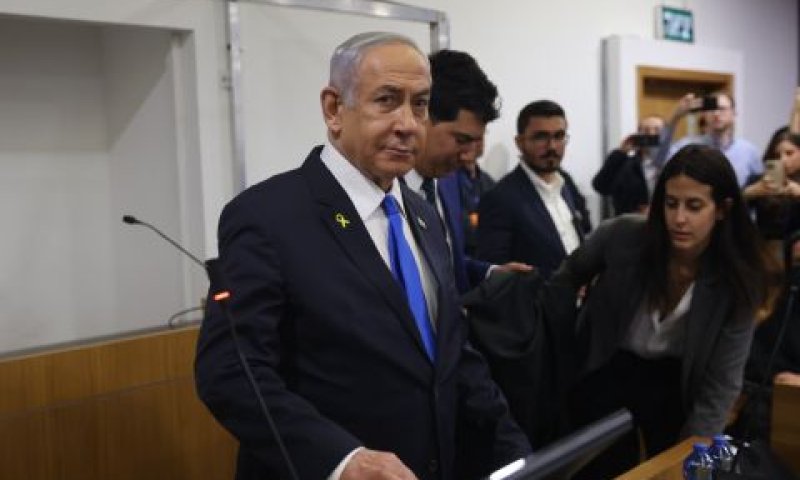 נתניהו היום בבית המשפט [צילום: הדס פרוש, פול]