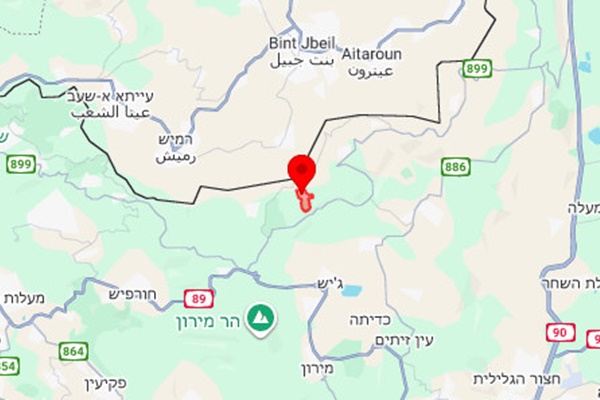 צה"ל בודק את תוצאות היירוט [צילום: שימוש לפי סעיף 27א]