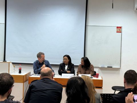 חה"כ תמנו שטה וחה"כ צגה מלקו עם אוריה שביט [צילום: יח"צ]