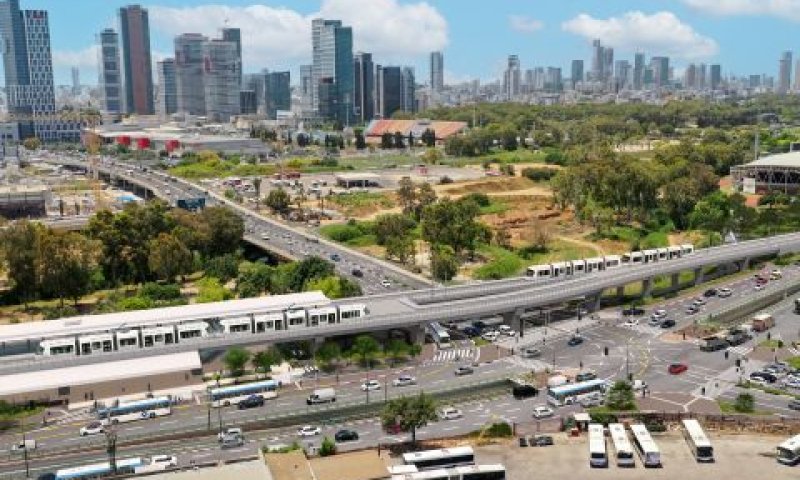 הדמיית גשר פנחס רוזן [צילום: נת"ע]