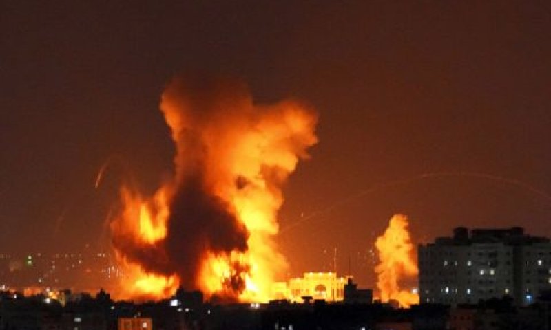 תקיפות צה"ל ברצועה [צילום: חאטם מוסא/AP]