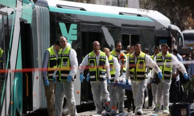 שלושה ישראלים נרצחו בפיגוע [צילום: יונתן זינדל / פלאש 90]