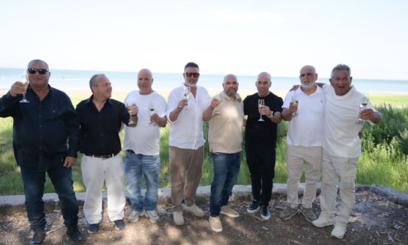 כל השותפים של הריזורט החדש [צילום: מיכאל מורי]