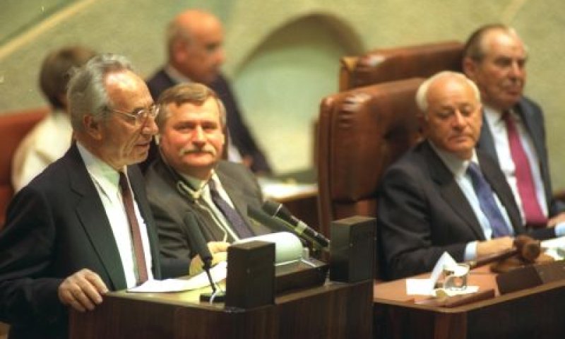 ואלנסה בביקורו בכנסת [צילום: יעקב סער/לע"מ]