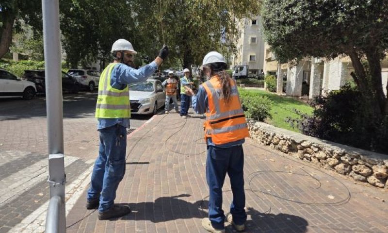 רעננה. משדרגים את מערכת החשמל ברעננה [צילום: חברת החשמל]