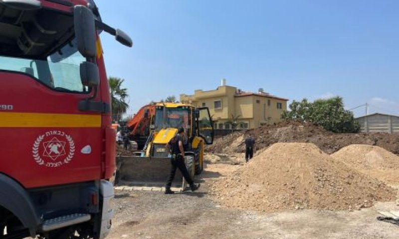 מאמצי חילוץ מורכבים באתר במ.א גלבוע [צילום: דוברות כב״ה צפון]