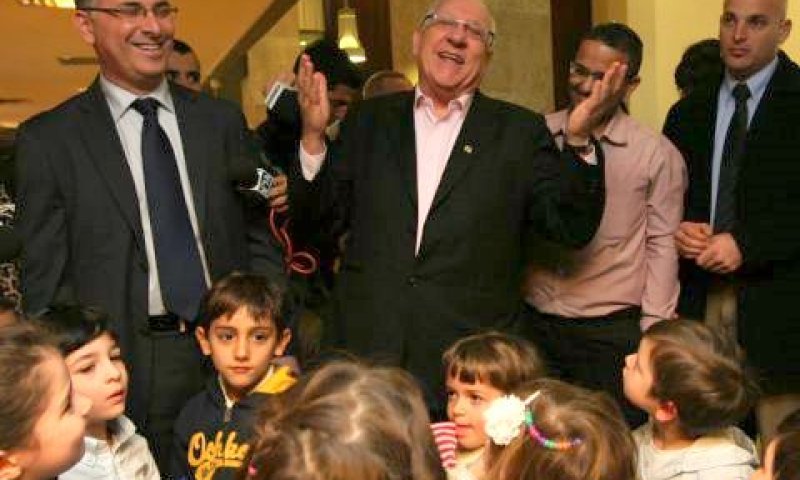יו"ר הכנסת ריבלין חונך את מרכז המבקרים [צילום: פלאש 90]