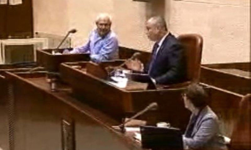 היו"ר חיליק בר והשר חיים כץ