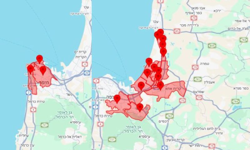 מפת ההתרעות