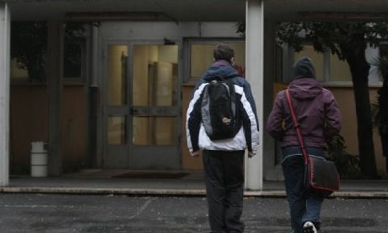 ילדי בית הספר קלפרו ברומא [צילום: AP]